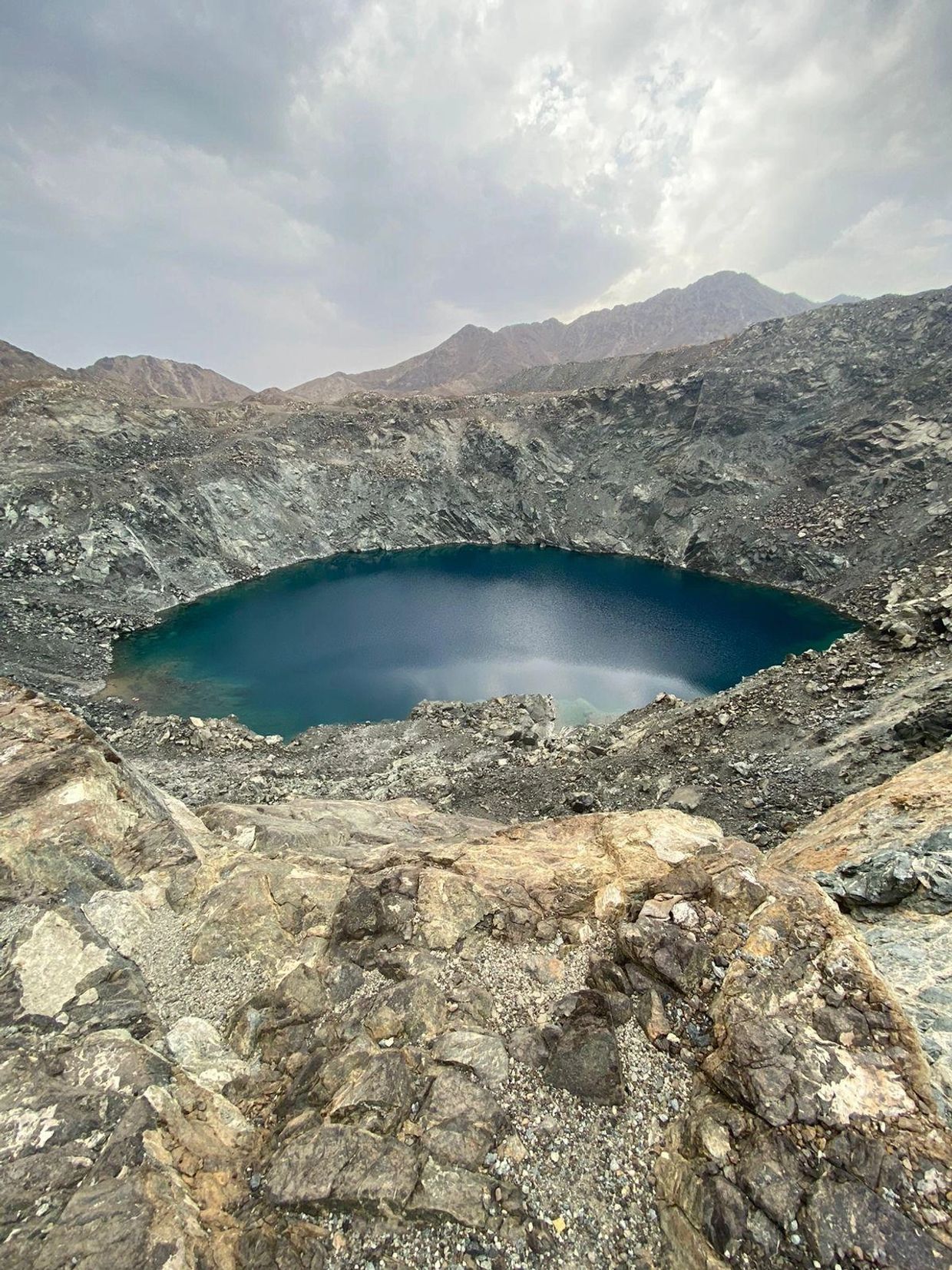 Jarda site — flooded open pit