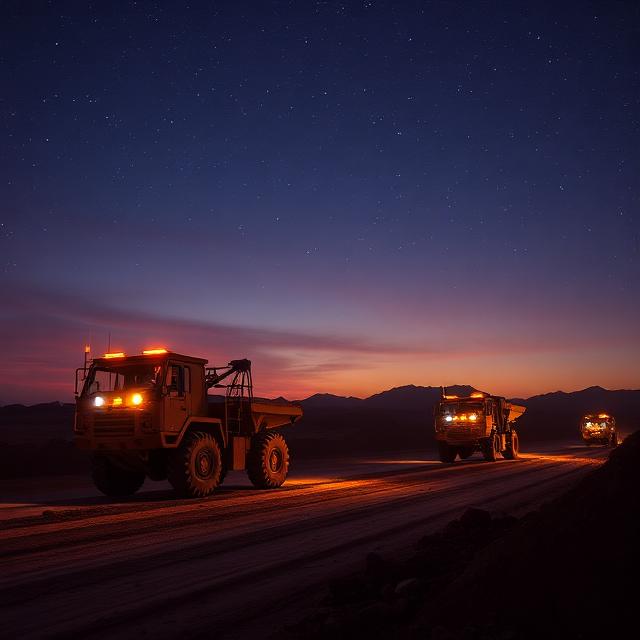 Hard Rocks Mining operations and infrastructure